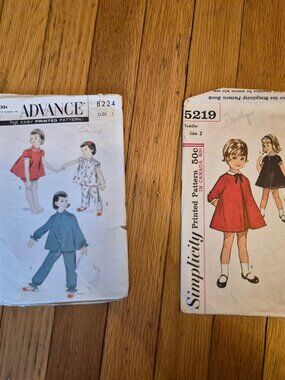 Vintage Kids Sewing Patterns--Butterick and Simplicity
